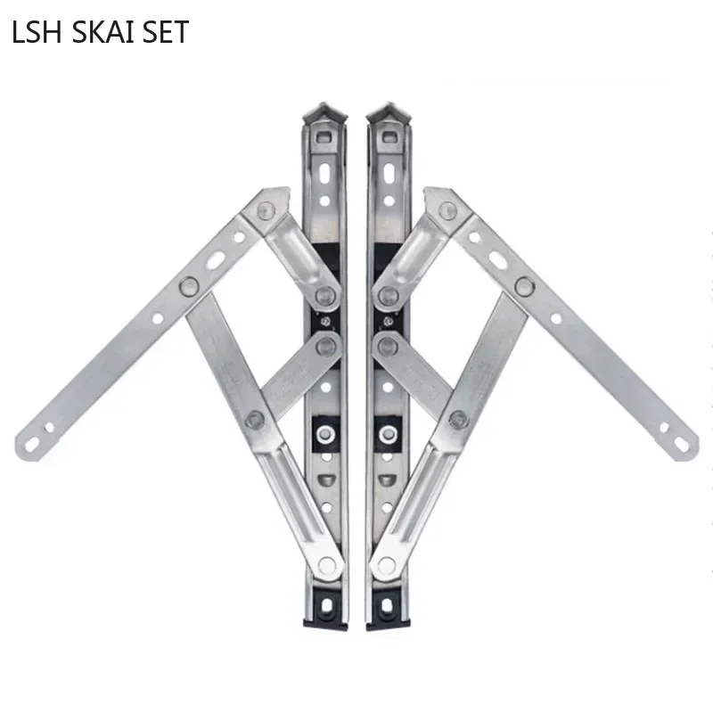 304 Stainless Steel Four-link Slide Stay Flat Open Doors and Window Stopper Bracket Door Hinge Window Fittings Support 1Pc