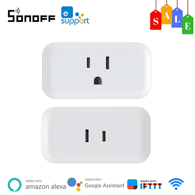 

Смарт-розетка SONOFF S40/S40 Lite, 15 А, 1800 Вт, Wi-Fi