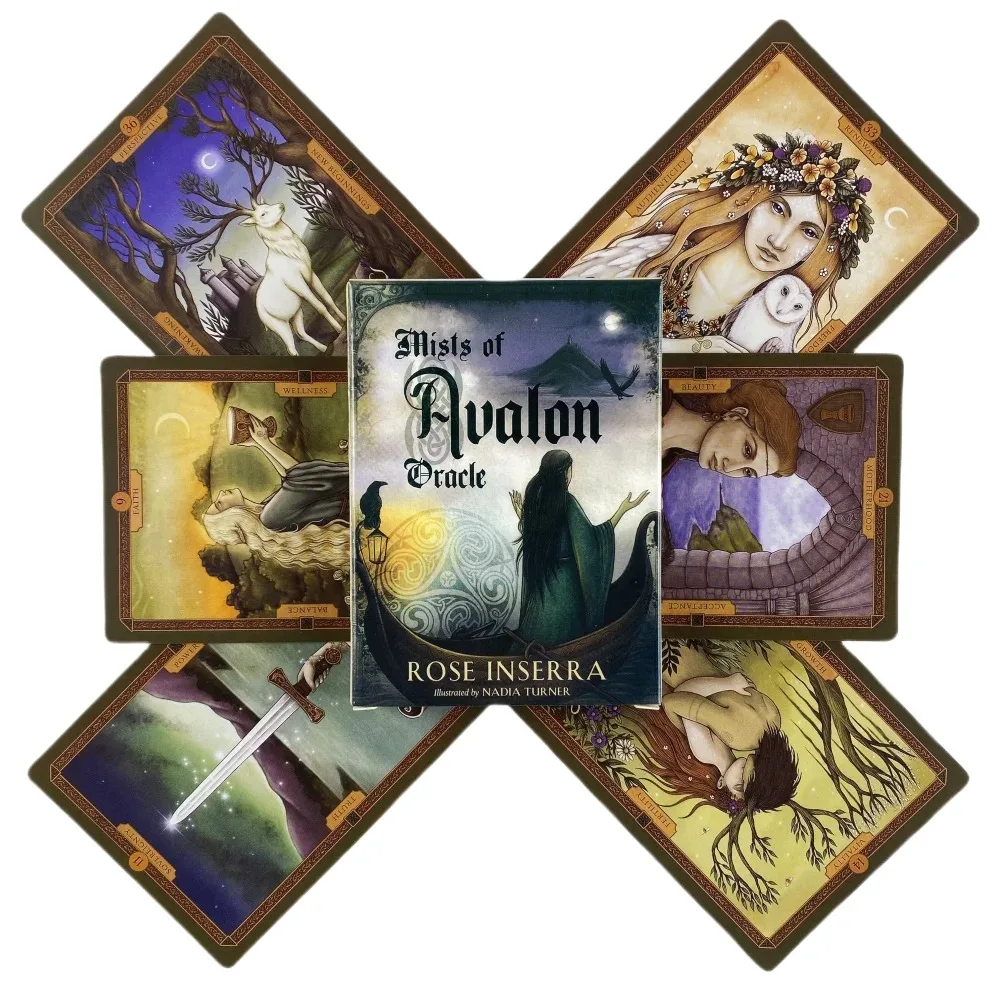 

Mists Of Avalon Oracle Cards Divination Lenormand Leisure Party Table Game Fortune-telling Prophecy Tarot Board Deck