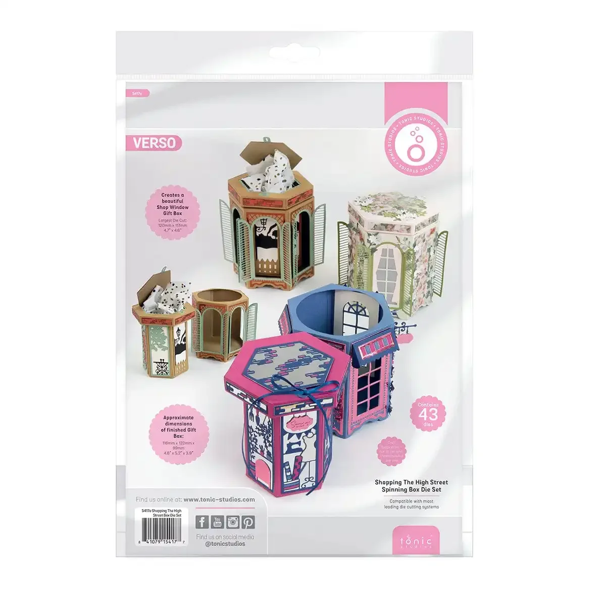 

Shopping the High Street Spinning Box Metal Cutting Dies Scrapbook Diary Decoration Stencil Embossing Template DIY Greeting Card