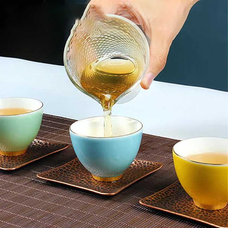 50 ML Creative Colorful Porcelian Teacup Chinese Ceramic Tea Cup Bowl Kung Fu Da Hong Pao Oolong Teaware Ceremony Master Cup
