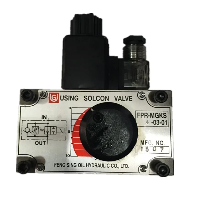 

USING FPR-MGKS4-03-01 MGKSF 4 6 8 012 FPR-MGKS012-03-01 Electromagnetic flow control regulating valve hydraulic valve