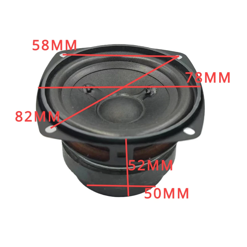 SOTAMIA 1Pcs 3 Inch Full Range Speaker 4 Ohm 10W Audio Portable Speaker Hifi Sound Music Home Theater Loudspeaker Bookshelf
