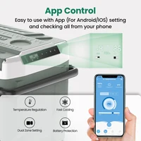 Alpicool EZGW 40L 50L 60L Автомобильный холодильник Портативный компрессор-кулер 12/24 В постоянного тока 100-240 В переменного тока Мини-холодильник с морозильной камерой для кемпинга, барбекю — изображение 5