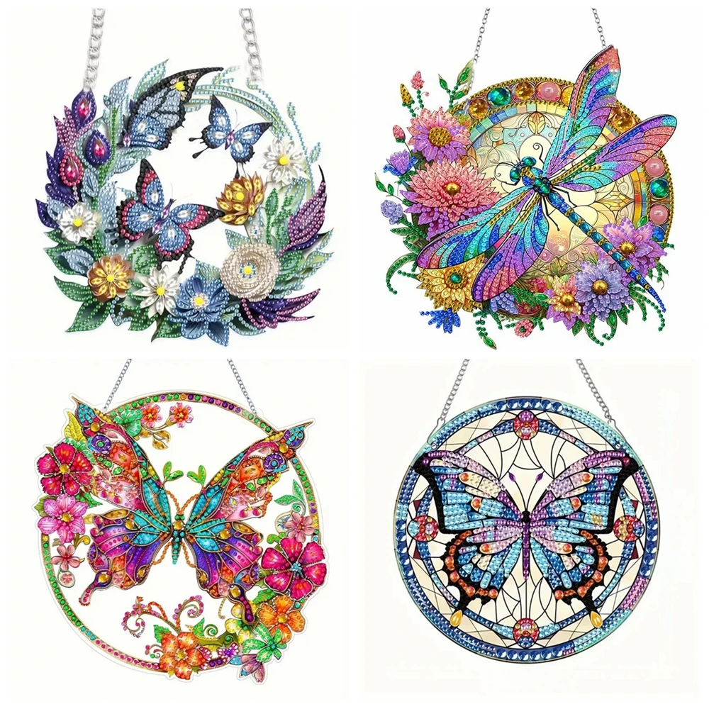 Butterfly Diamond Painting Door Hanging 1