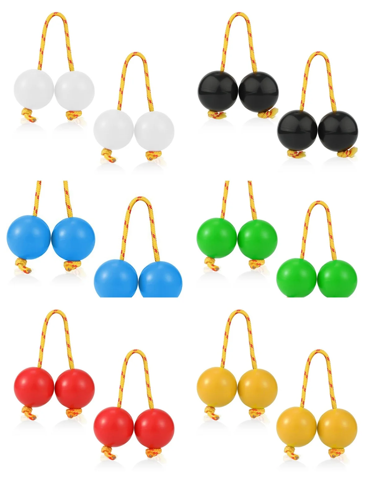 2pcs Rhythm Ball Aslatuas Kashaka Musical Instrument Rhythm Drum Ball African Shaker Rattle Musical Instrument Sand