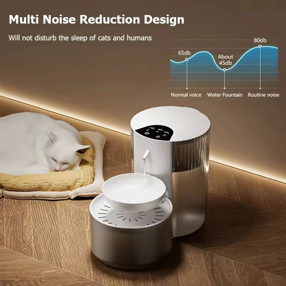 Pet Intelligent Water Dispenser Clean And Dirty Separation Dumping Type Automatic Cats Large Capacity