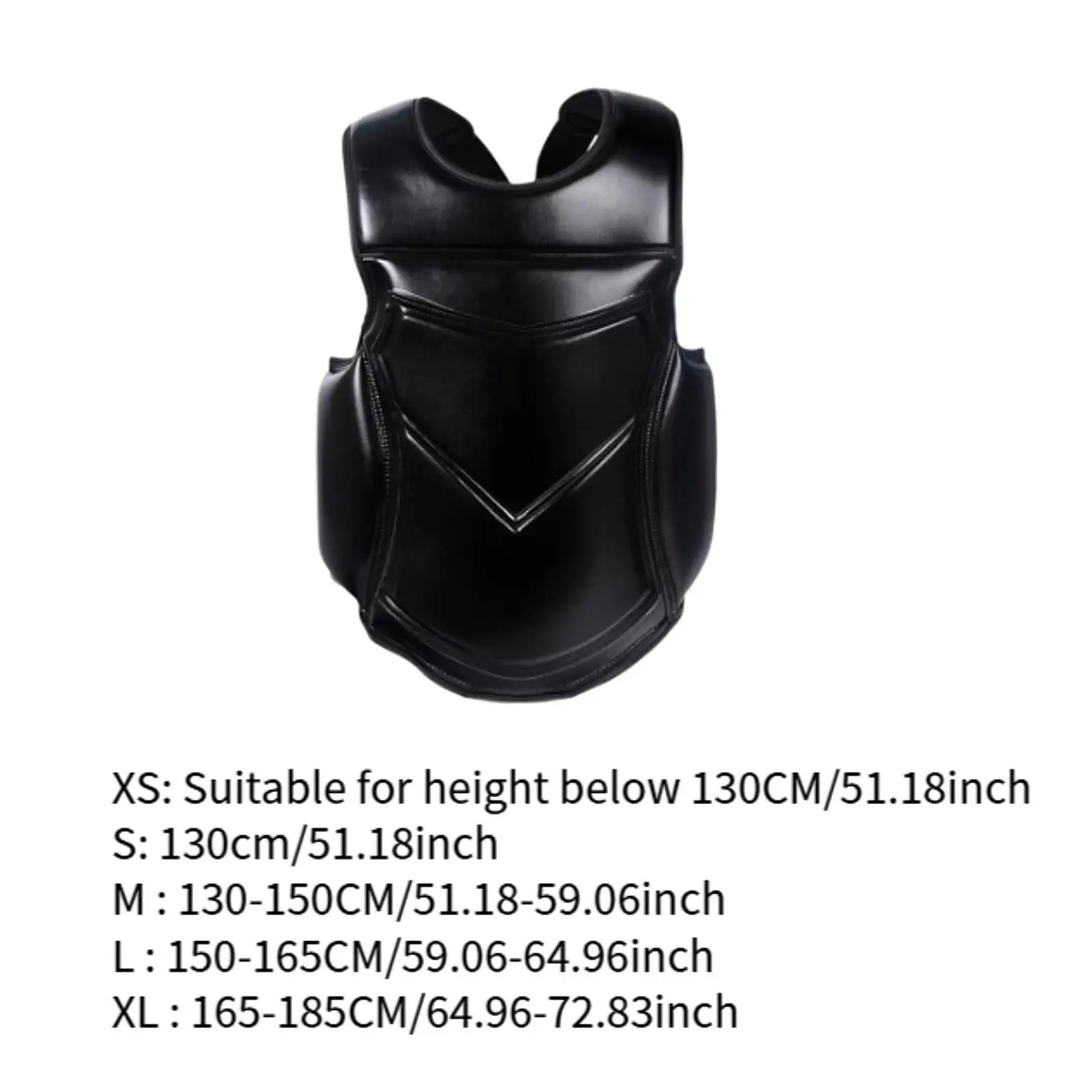 Karate Chest Guard Upper Belly Rib Armour Protector Boxing Body Protector