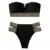 Bikini Swimwear Strapless Bandeau Bikini Women Swimsuit Flash Belt Bathing Suit Female Beachwear Bather 7