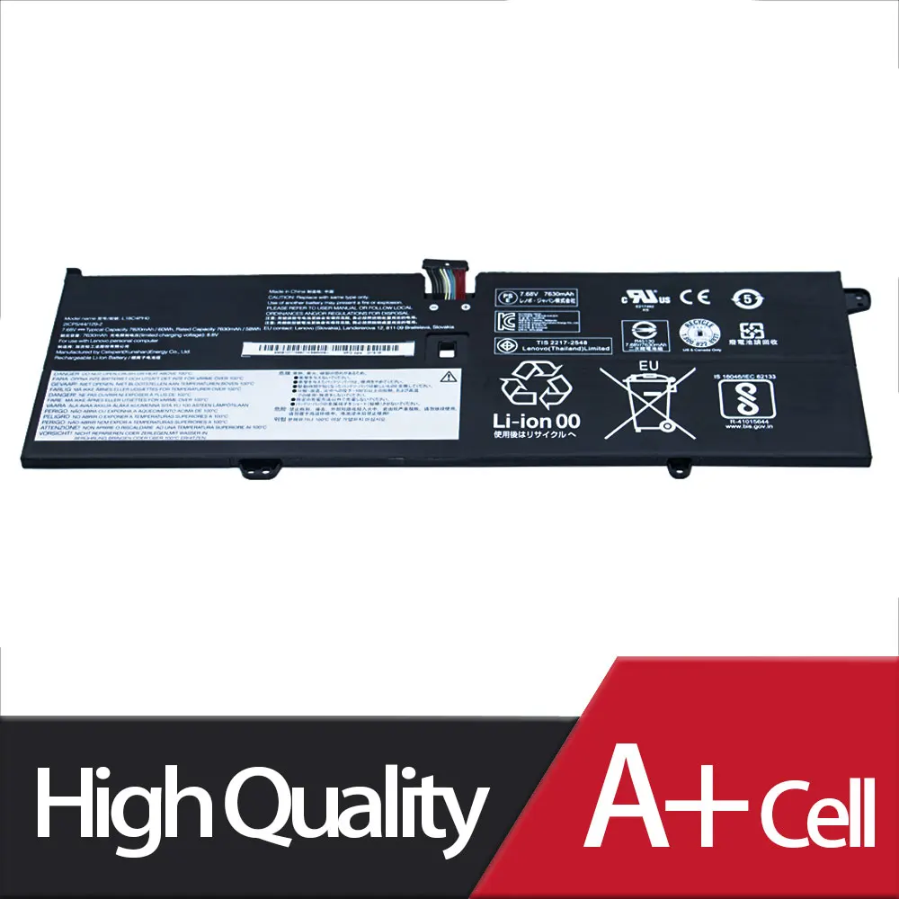 Nova Bateria do Portátil para Lenovo Yoga C940 14iil 81q9 2icp5 L18c4ph0 44 12960wh 7.68v 7820mah - Imagem 5
