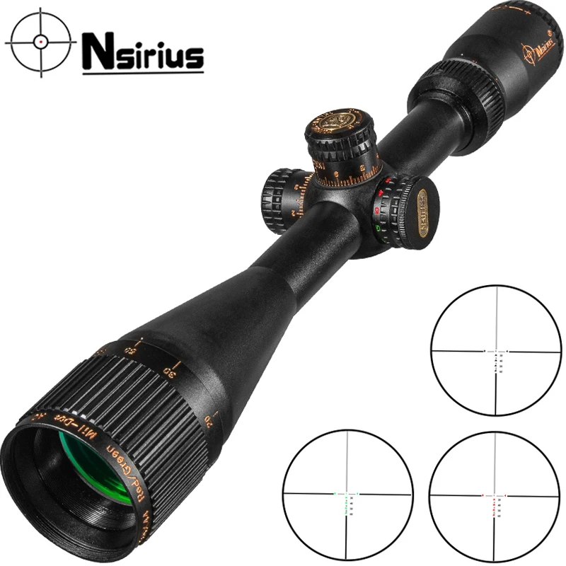 

NSIRIUS 6-24X44 AOE caza tactical Optical sight airsoft gun accessories rifle scope With lock Spotting scope for rifle hunting