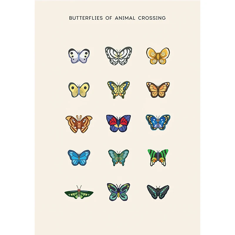 Vibrant Butterflies & Insects Canvas Art - Nature-Inspired Home Decor