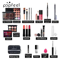 POPFEEL All In One Makeup Kit  for Women Full Kit Set, All in One Makeup Sets Include Eyebrow Eyeliner Eyeshadow 4