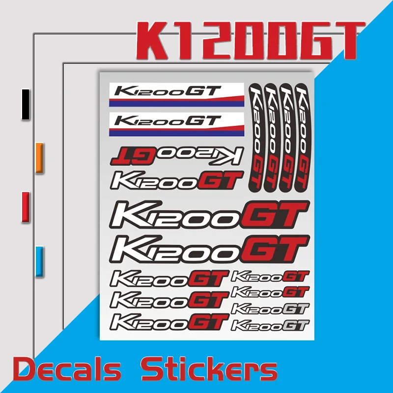 k1200gt k1200r k1200s Fuel Tanks Waterproof Decals Body Reflective Stickers Motorcycle Accessories For BMW K1200GT K1200R K1200S