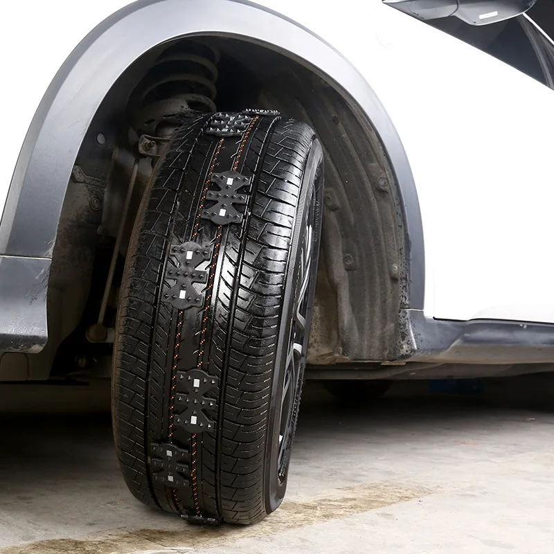 Winter Anti-skid Universal Anti-slip Tire Wheel Anti-skid Emergency Chain for Car Truck SUV MPV Auto Car Accessories 2X