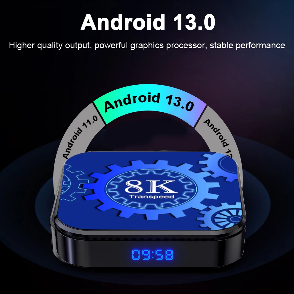 トランススピードAndroid 13.0搭載 8K TV BOX Amazon.com: Android 13.0 TV Box 4GB RAM 64GB ROM 8K HD