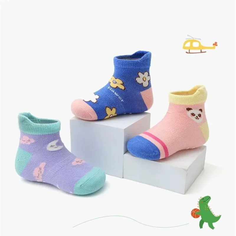 12 Pairs Non Slip Toddler Socks with Grip for Boys Girls Baby Infants Kids Anti Skid Cotton Crew Socks 1-7Years 28 S6752a35049594f26bf6d19f90a6053a5a
