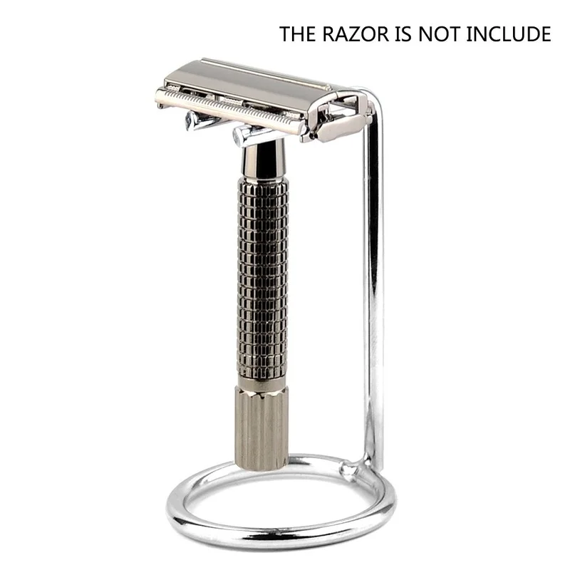 Men Steel Safety Razor Stand Double Edge Zframe Art Accessories Holder