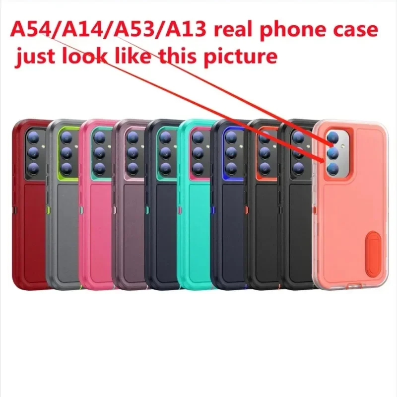 Rugged Dual Layer Anti-Slip Phone Case with Shockproof Protection