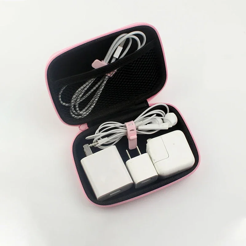 Data Cable Storage Bag Sanrio Hello Kitty Cute Anime Portable Earphone Organizer Carry Case Digital USB Hard Disk Protection