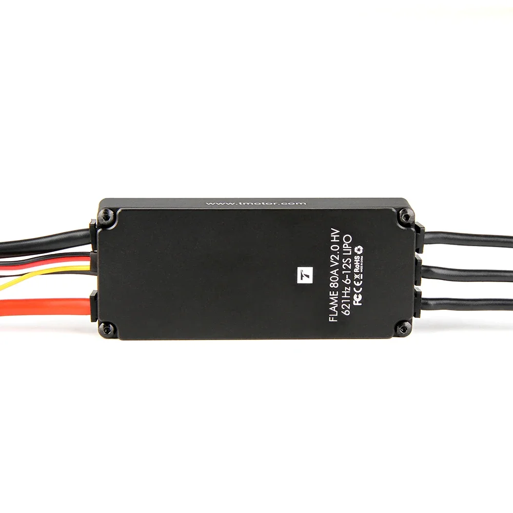 

T-MOTOR FLAME 80A HV V2.0 ESC 6-12s водонепроницаемый ESC IP54 для коммерческого беспилотного летательного аппарата для двигателя P80 U11II MN705S MN805S U7 V2.0