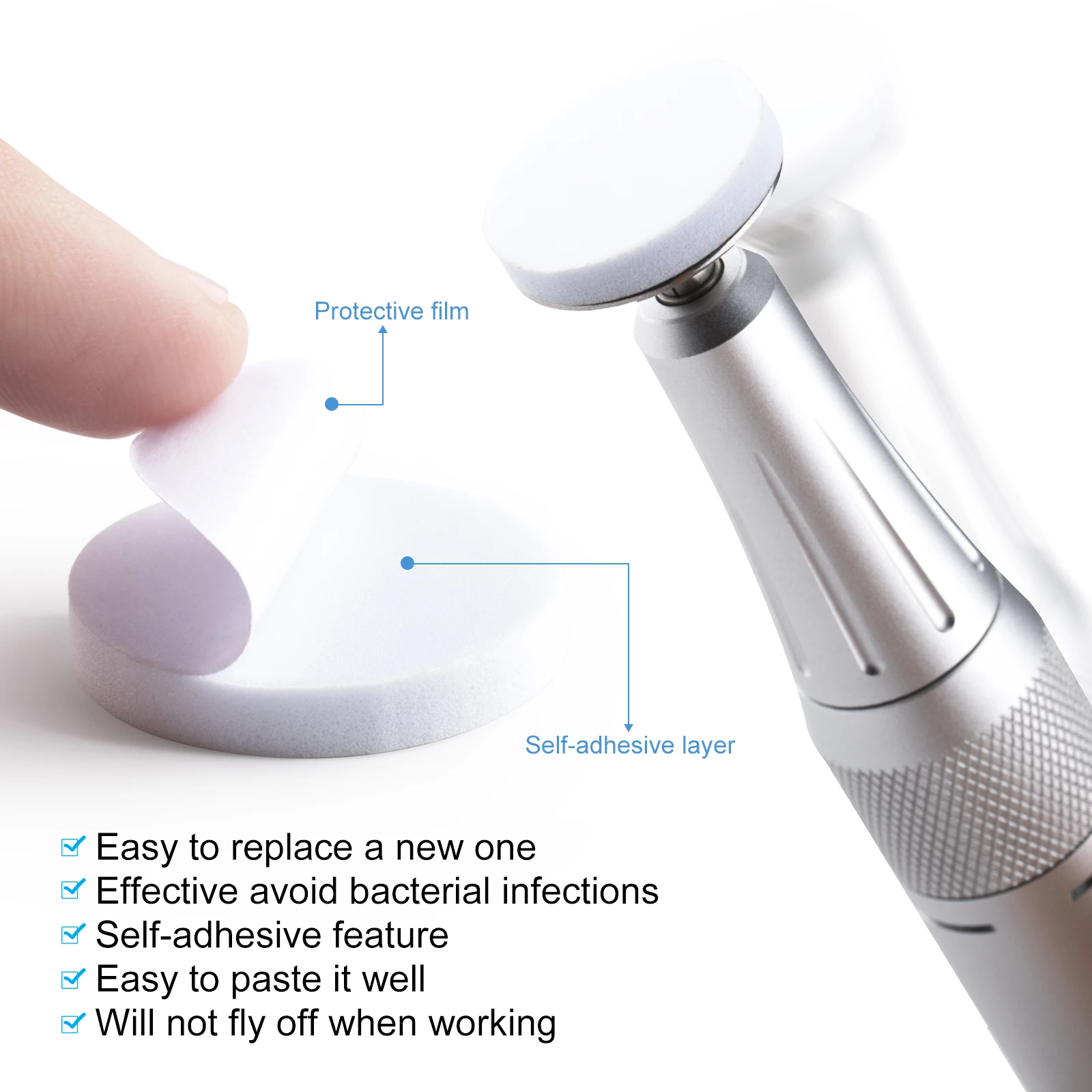 foot sanding paper self-adhesive replaceable for professional pedicure polishing remove dead skin calluse buffing disc