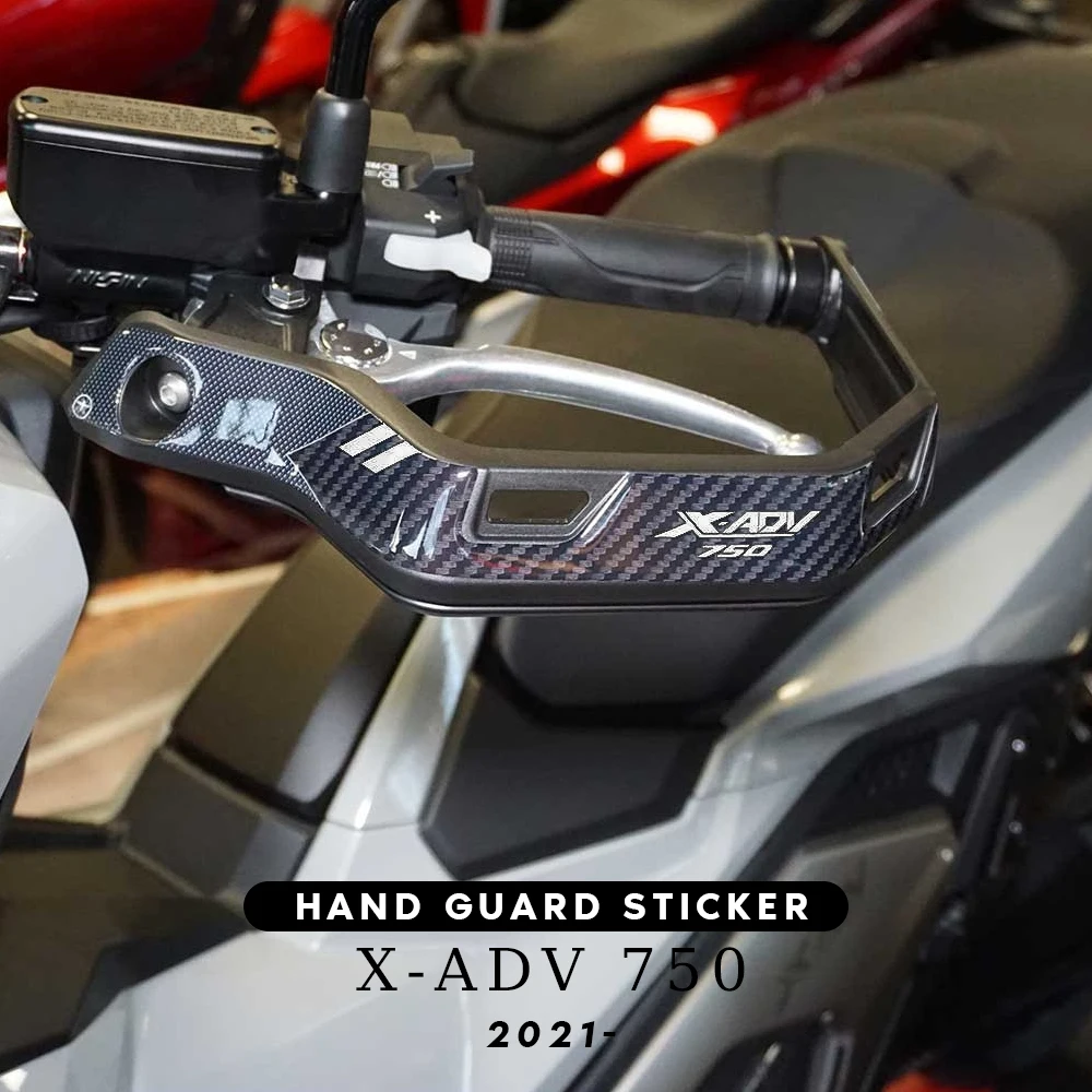 Motorcycle 3D Gel Stickers FOR HONDA X-ADV 750 XADV750 XADV750 2021 - Original Hand guard Sticker radio fascia for honda city 2014 right hand drive 10 1 inch stereo dvd player dashboard install surround trim panel frame