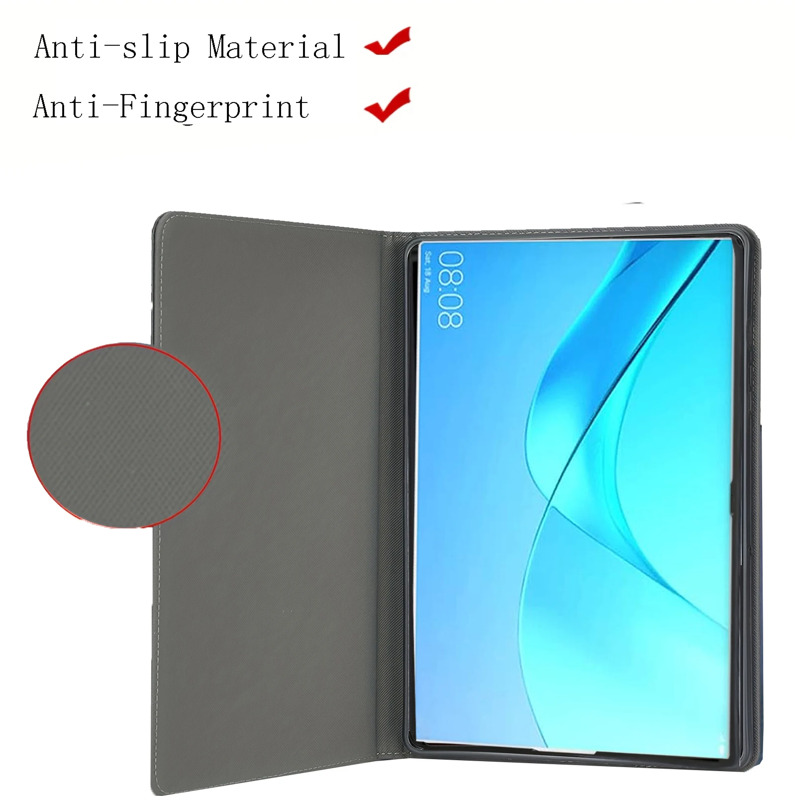 Shockproof Tablet Case with Kickstand Function - Premium PU Leather and TPU Cover