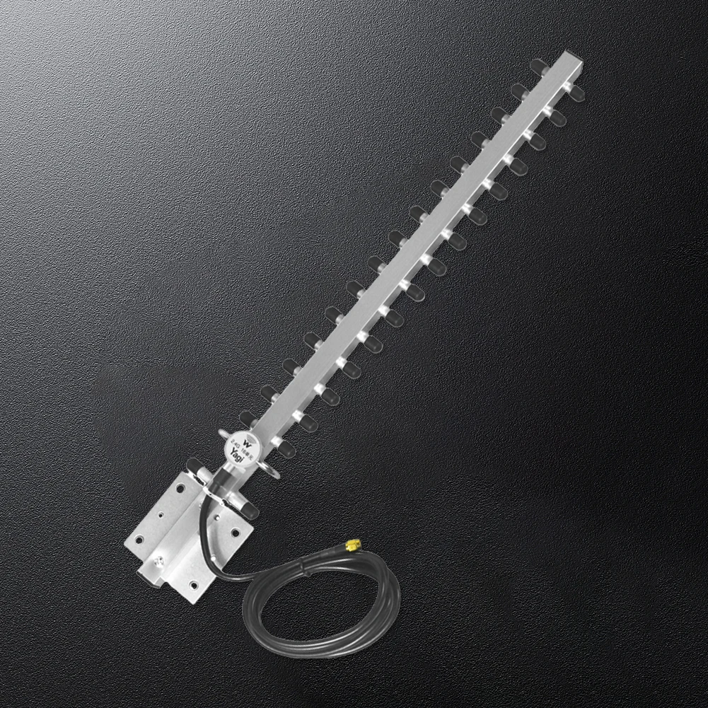 Yagi WiFi Antenna 2.4Ghz (25Dbi) Wireless Yagi Antenna Directional Booster With RP-SMA Connector For Wireless Network Router