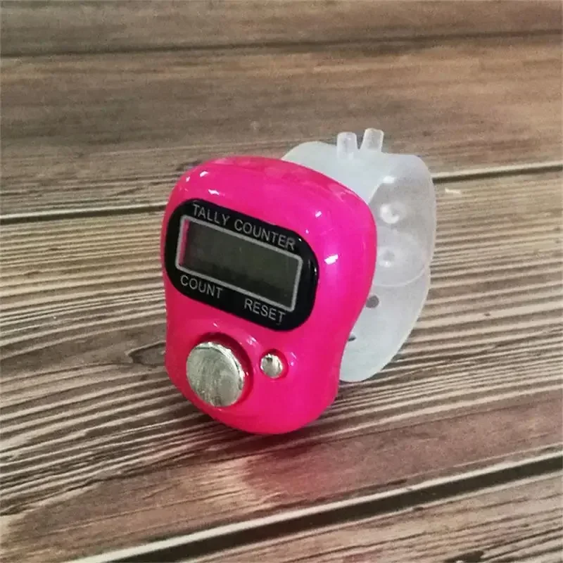 Mini Stitch Marker And Row Finger Counter LCD Electronic Digital Tally Counter For Sewing Knitting Weave Tool Key Number Count hand tally counter electronic counter