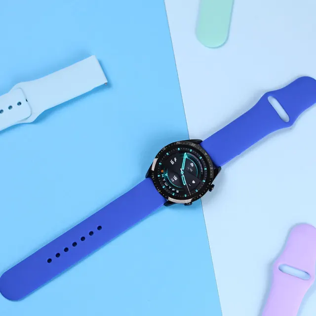 Pulseiras de Silicone Coloridas e Confortáveis para Smartwatches