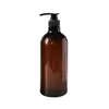 1000ML Refillable Shampoo Conditioner Body Wash Dispenser Set Printed Letters Bathroom Soap Bottle Dispenser Shower Pump Shampoo 3