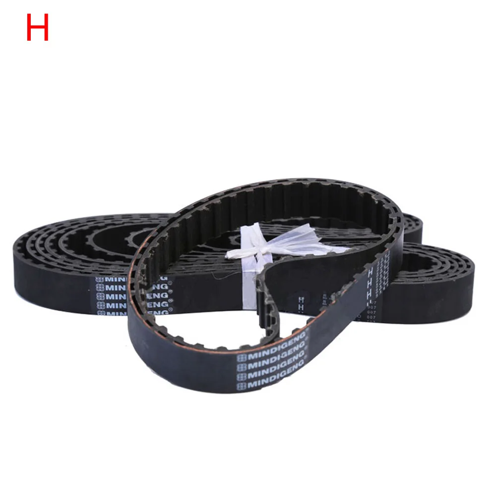 

610H-740H Pitch 12.7mm Timing Pulley Belt Close Loop Rubber Timing Belts Width 20mm 25mm 38mm 50mm Synchronous Belt