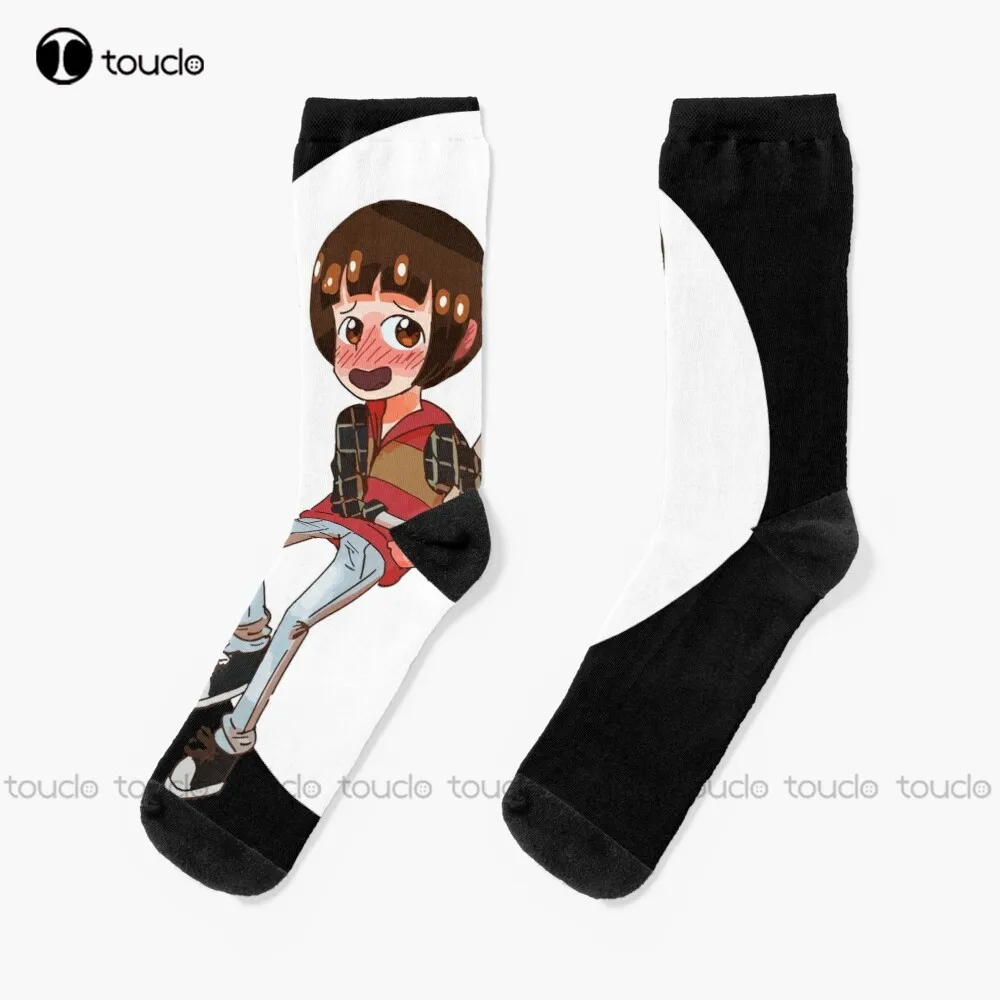 

Crazy Together Friends Socks Funny Art Streetwear Colorful Cartoon Socks 360° Digital Print Christmas New Year Gift Custom Gift