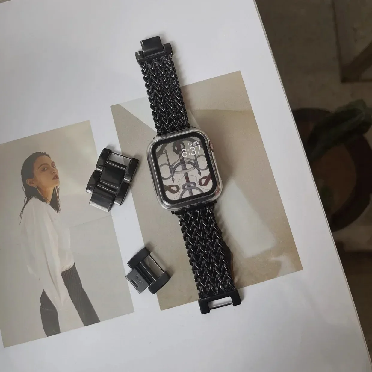  ġ 9, 8, 7, 6, SE, 5, 3, 45mm, 44mm, 42mm, 41mm, ݼ 극̵ , Correa iWatch Ultra 49mm, 40mm, 38mm