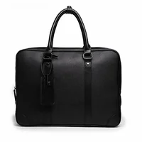 Simple Design Man Laptop Handbag Soft PU Leather Fashion Man Business Briefcase Messenger Bag Fashion Man Handbag 1