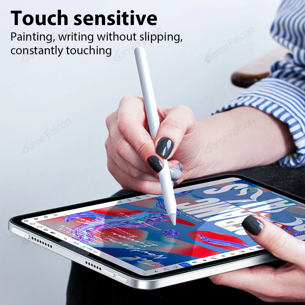 Tempered Glass For Ipad Pro 13 12.9 Air 11 5 4 3 2 1 M4 M2 2024 Screen Protector For 10 9 9th 10th Generacion Mini 7 6 10.2 Film 6