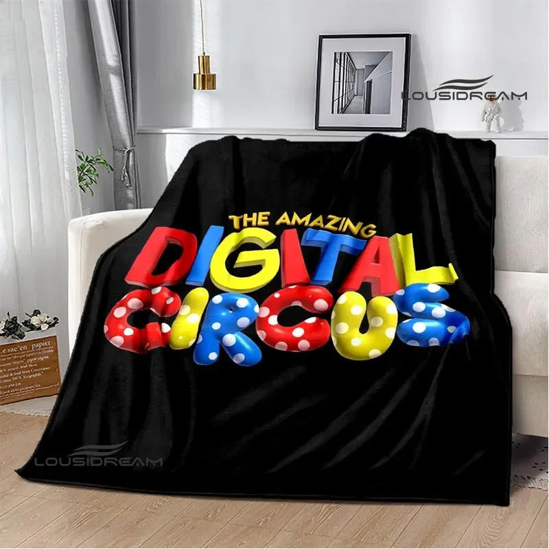 THE AMAZING DIGITAL CIRCUS Cartoon blanket Warm Flannel blankets Soft Cozy Blanket Sofa Travel Blanket bed linings Birthday Gift 3