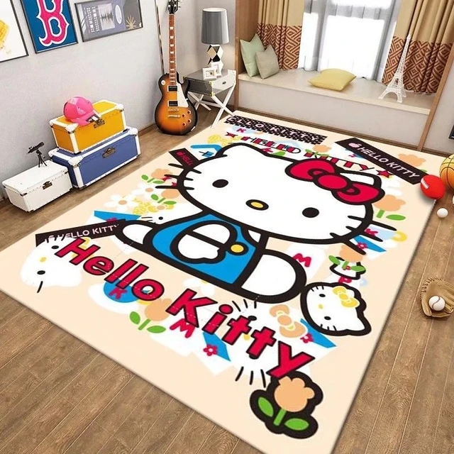 Cartoon Cat Hello Kitty Large Carpet Bedroom Decoration Door Anti