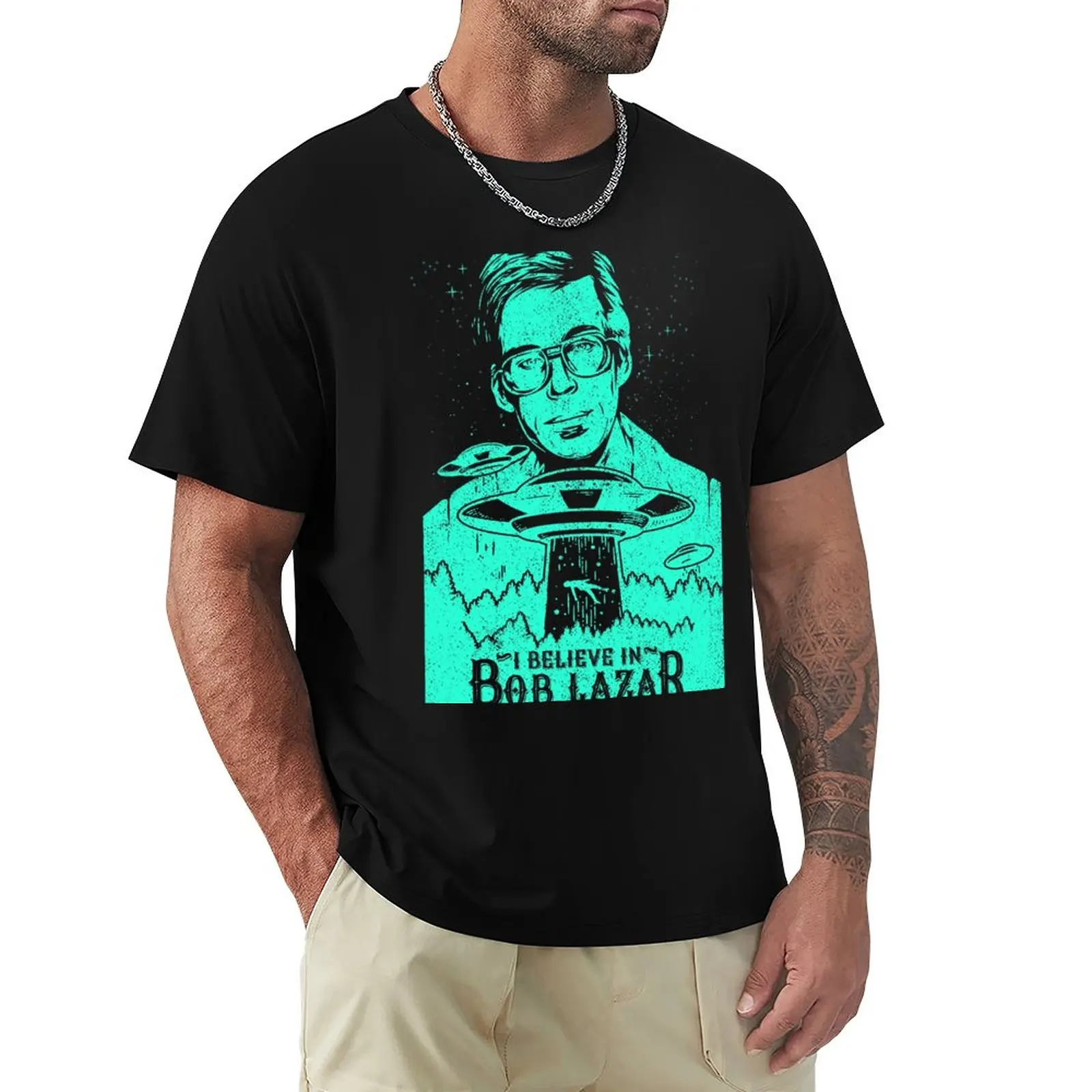 

I Believe in Bob Lazar T-Shirt Aesthetic clothing sweat Men's t-shirts