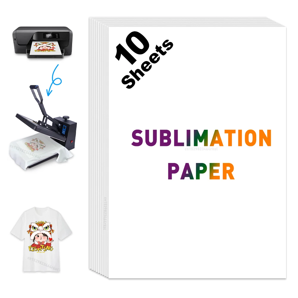 A4 Sheet Sublimation Paper Heat Transfer Paper for Inkjet Printer