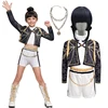 Fashion Kids Cosplay KPop Demon Hunters Costume Halloween Christmas Carnival Party Girls Outfits Pop Singer Children's Clothing