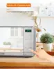 CHEF 0.7 Cu Ft Microwave with 10 Power Levels, 700W Microwave with Digital Display, Countertop Microwave with Child S 6