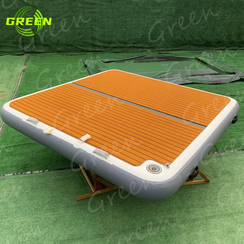

inflatable slide modular floating dock blocks bbq doughnut boat pontoon water floats dock floating boat docks