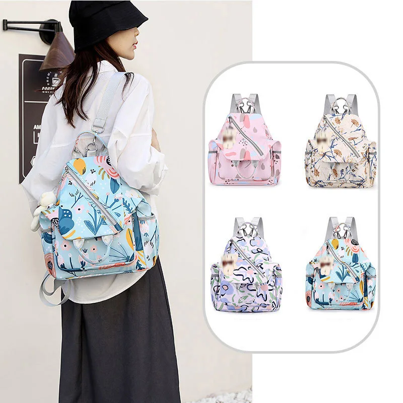 

Cartoon Nappy Backpack Mummy Large Capacity Bag Baby Multi-Function Waterproof Outdoor Travel Diaper Bag for Baby Care Maternity