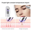 Hot Compress Eye Beauty Device Microcurrent Eye Massager Remove Eye Bags Dark Circles Red Blue Light Eye Lifting Massager 4