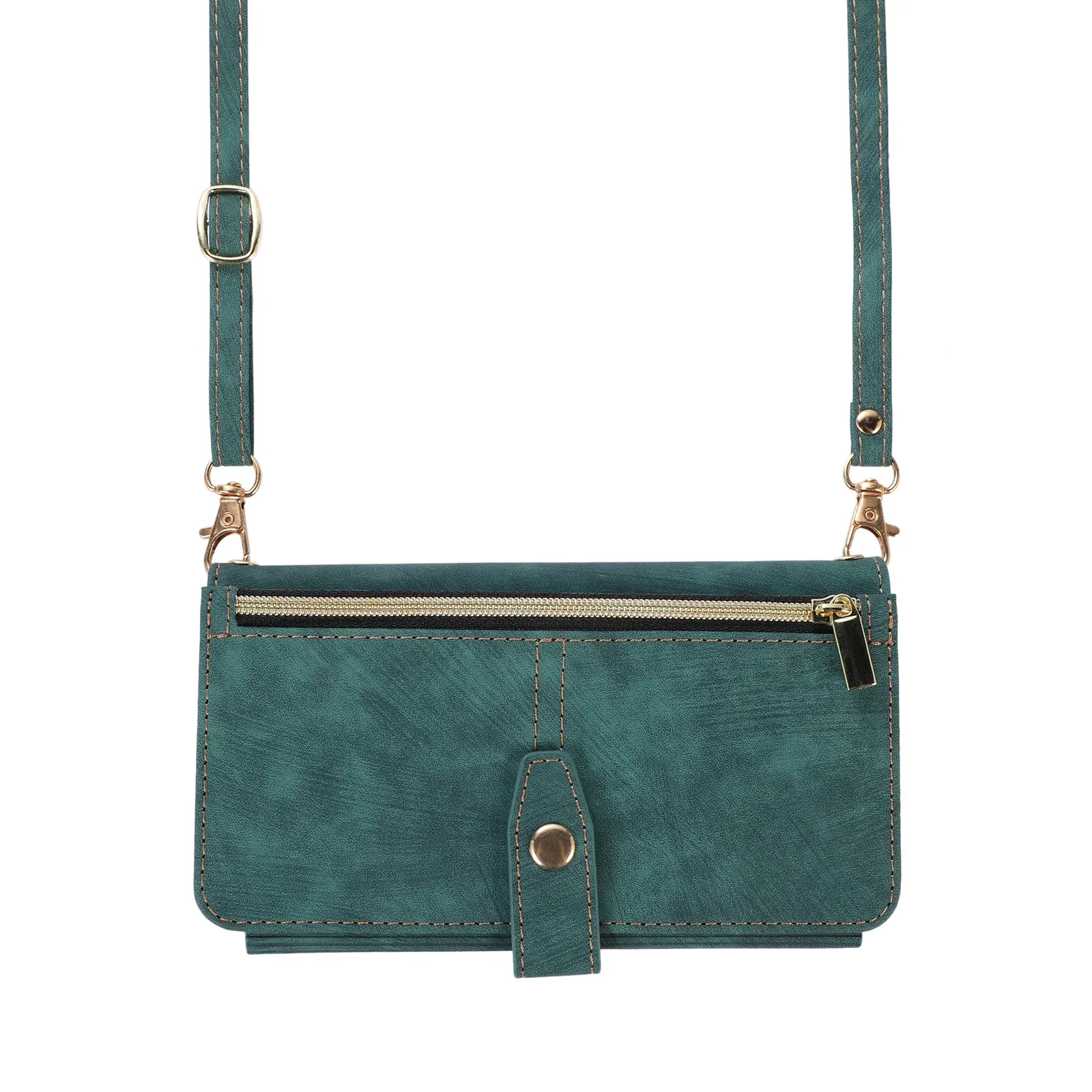 Leather Crossbody Phone Case with Wallet Card Holder