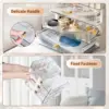 Luxury Drawer Makeup Storage Box Large Cosmetic Case Acrylic Jewelry Lipstick Storage Box Vanity Countertops Makeup Organizer 4
