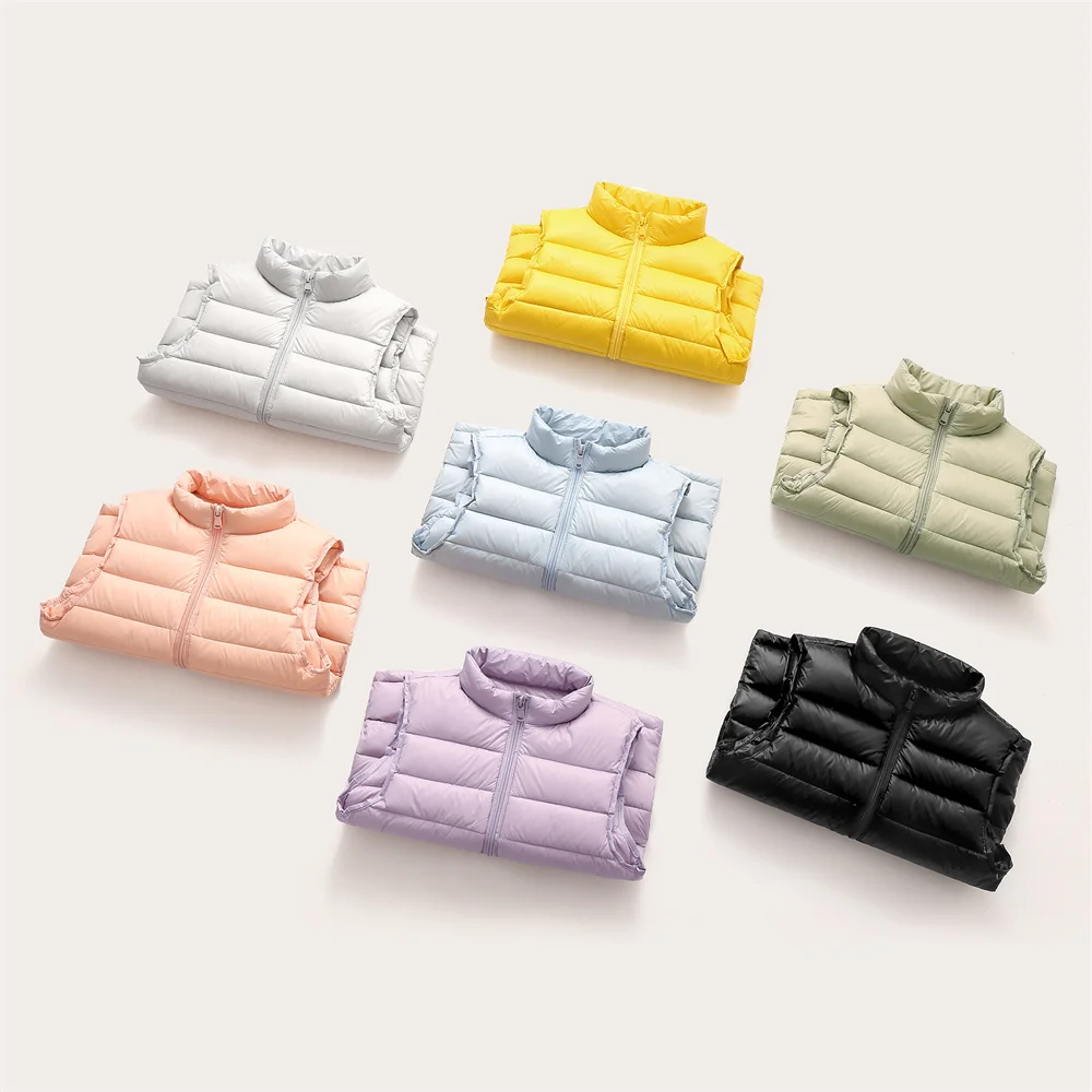 Vest For Boy Winter Jacket Children's Vest Outwear Coats For Children From 8 To 12 Years Old Baby Girls Kids Jackets Coat M112