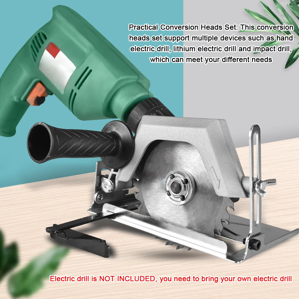 Electric Drill To Electric Circular Saws Angle Grinder Modified